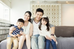 Young-Chinese-Family-in-Apartment